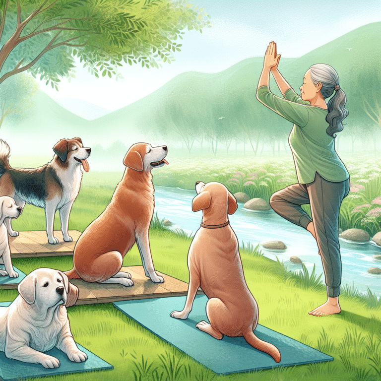 Simple Yoga Poses for Your Senior Dogs