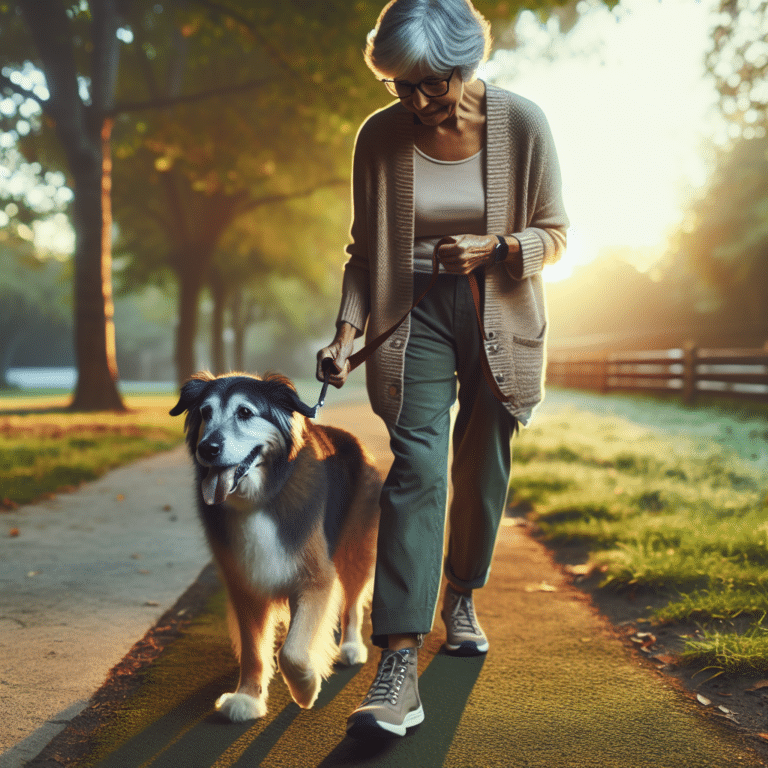 Walking Routines for Anxious Senior Dogs