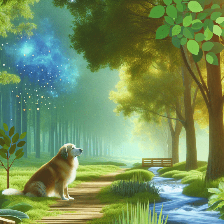 Stress-Relief Strategies Through Mindful Walking for Older Dogs
