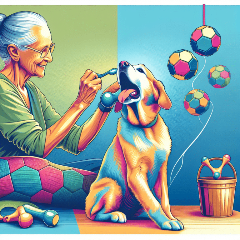 Interactive Toy Sessions: Stress-Relief for Older Dogs