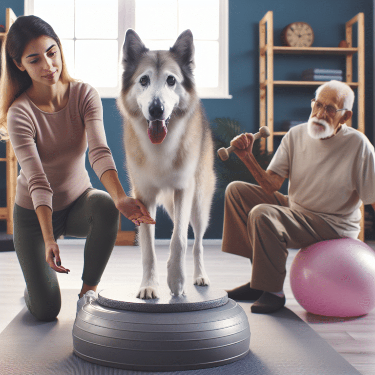 Easy Balance Exercises for Elderly Dog's Joint Health