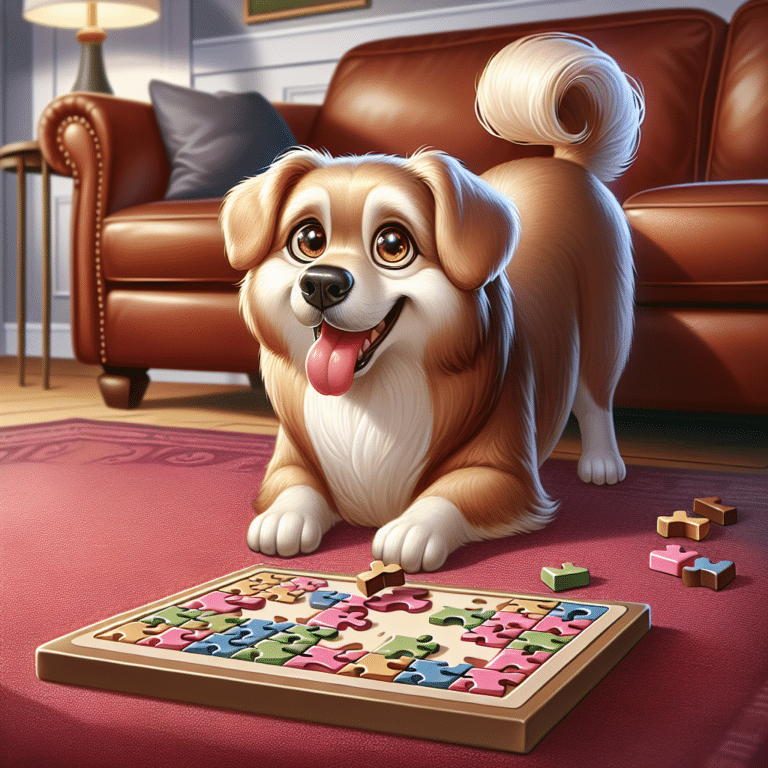 Seek and Find: Cognitive Challenging Game for Older Dogs