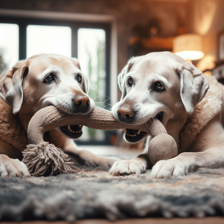 Tug-of-Love: Gentle Play for Senior Dogs
