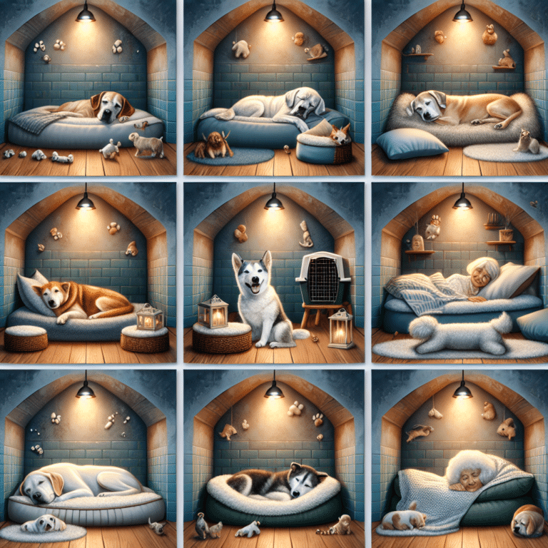 Cozy Sleeping Areas for Elderly Dogs with Anxiety