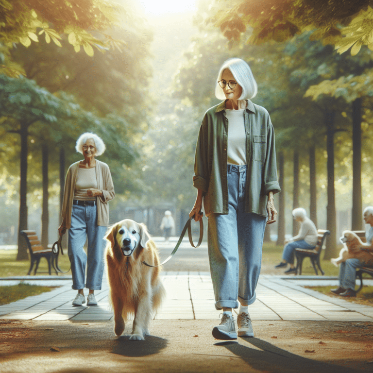 Gentle Walking Routines Tailored for Senior Dogs